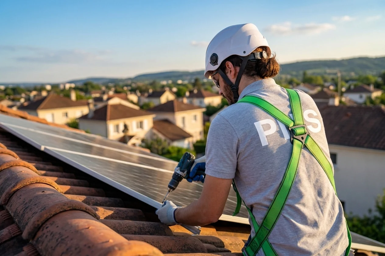 Panneaux solaires dans la Moselle